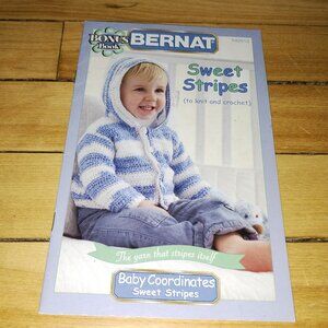 Bernat Bonus Book Sweet Stripes Knitting Booklet (Bernat, 2007)